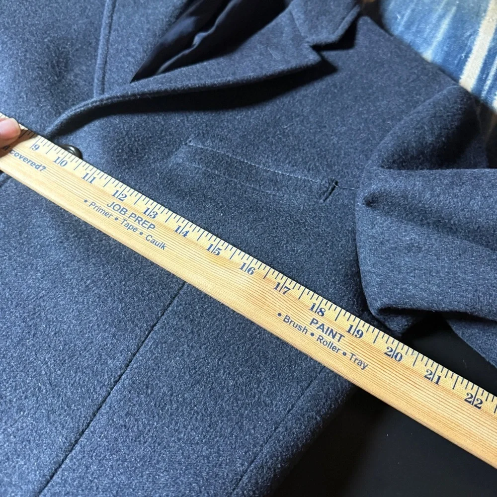 J. Crew Men's Ludlow Wool Coat - Navy Blue